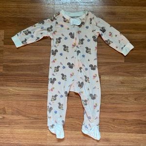 Burt’s Bees Squirrel zip up sleeper